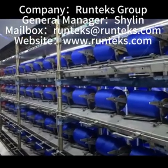 Runteks DTY カラーヤーン工場ビデオ