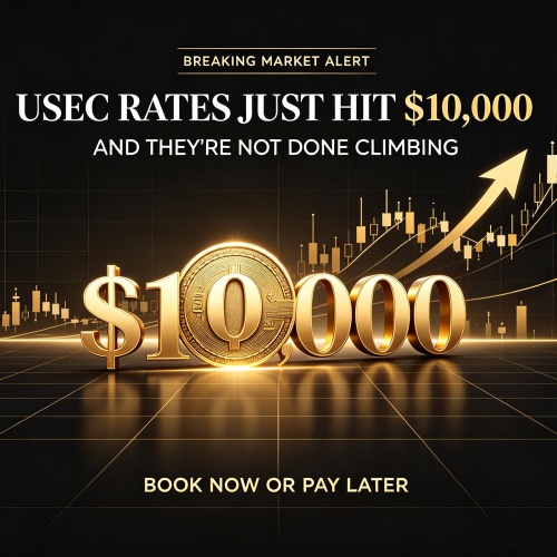 USECの料金が1万ドルに達しました。今後も上昇が見込まれます。今すぐ予約するか、後で支払うかを選択してください。