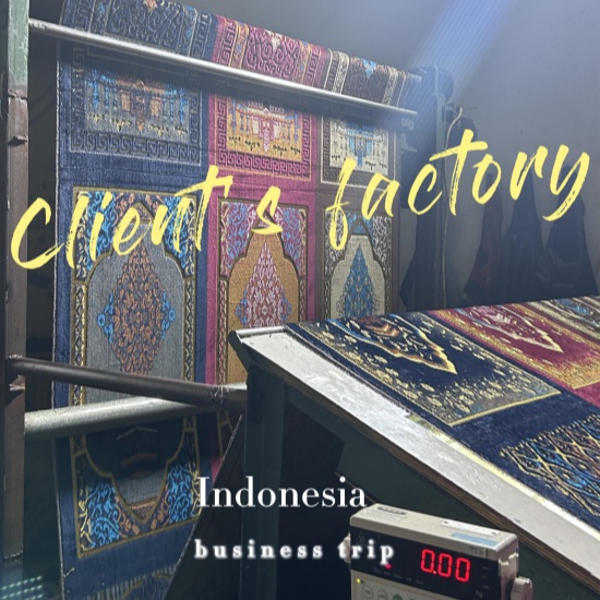インドネシア出張 - お客様の糸工場訪問